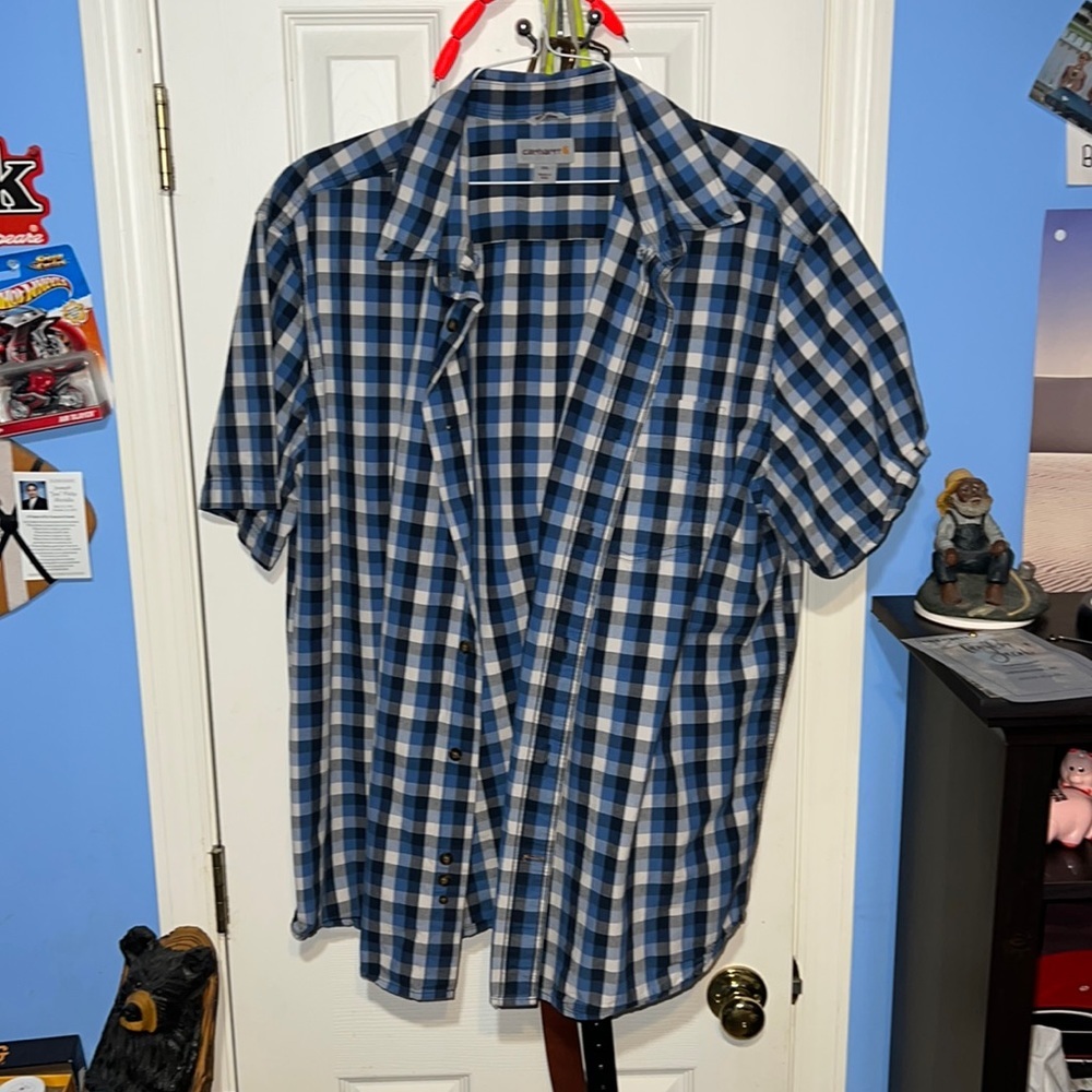 Carhartt button up tshirt